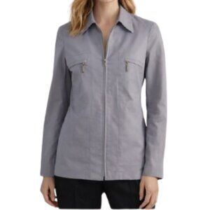 Escada Lavender Zip Front Jacket Made in Germany EU 34 / US 4